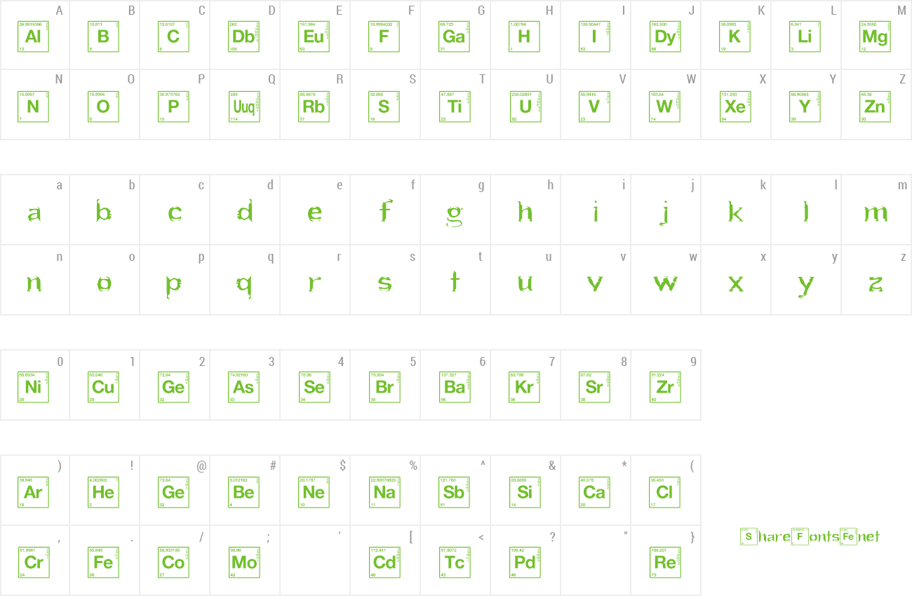 Font Heart Breaking Bad preview
